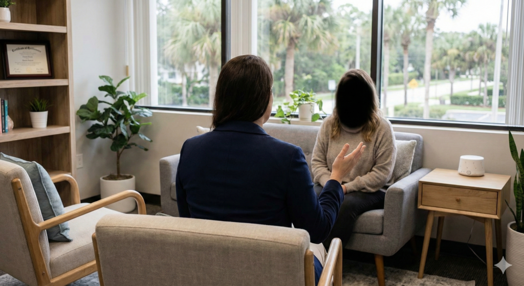 Therapy near Orlando FL helping adults manage local stress, burnout, and emotional health with professional support