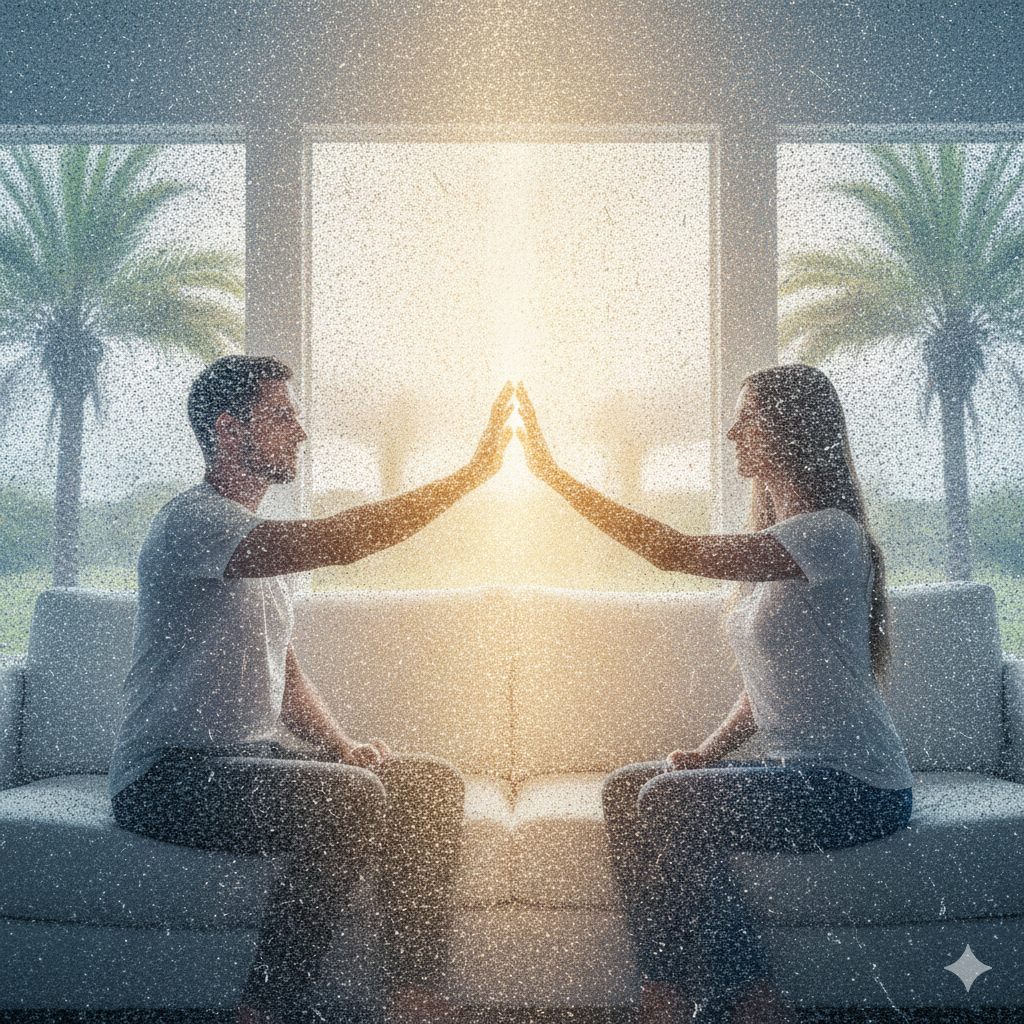 A couple in Orlando working to clear relational noise and communication issues through professional counseling.